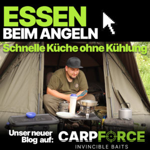 Essen beim Angeln